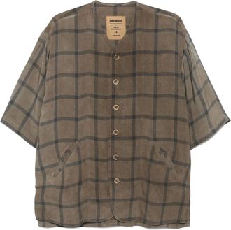 Uma Wang Camicia Team - Marrone