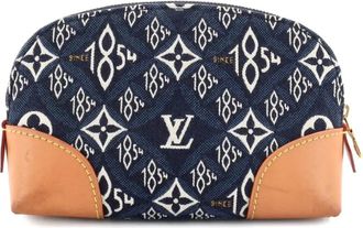 Louis Vuitton Cosmetic Limited Edition Since 1854 Monogram Jacquard pouch - Blauw