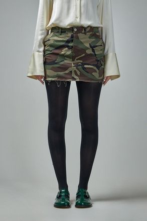 VETEMENTS Cargo Camo Mini Skirt