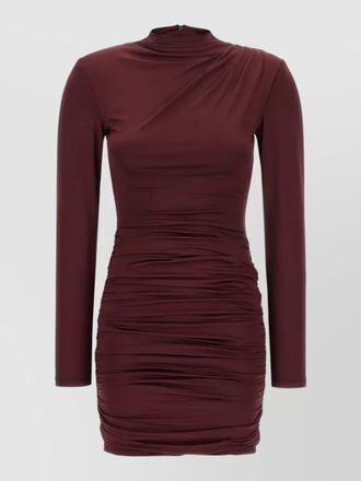 Rotate draped mini dress