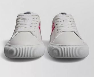 Versace leather greca print low-top sneakers