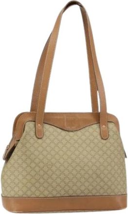 Celine Pre-owned Shoulder Bags, female, Beige, Size: ONE SIZE Pre-owned Vintage Shoulder Bag