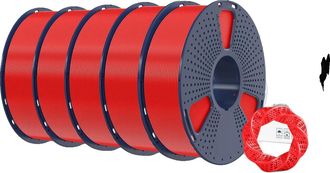 OEM Filamento 3d, Alta Resistencia, Baja Contracci&oacute;n, 5 Kg, Rojo