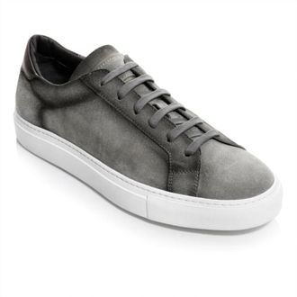To Boot New York Mens Derrick Suede Sneaker In Grey