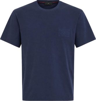 Liu Jo T-shirt Basica M/C - Heren - T-shirts - Blauw - XL - Katoen - Tops