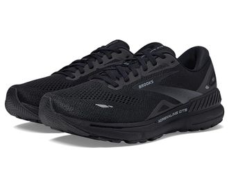 Brooks Mens Adrenaline GTS 23 Mens Shoes Black/Black/Ebony : 9.5 D - Medium, Synthetic