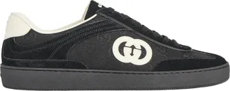 Gucci G75 Sneakers In Black Suede, Brand Size 13 (US Size 13.5)