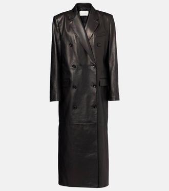 Magda Butrym Double-breasted leather coat