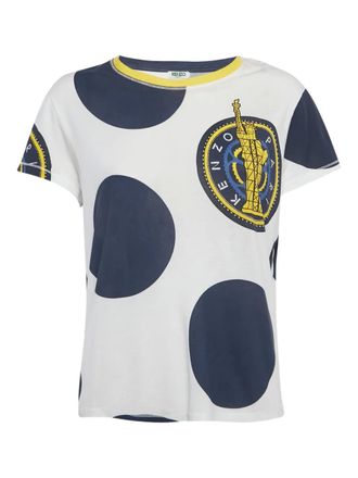 Kenzo T-shirt met stippen - Wit