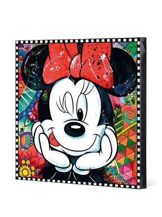 Egan Minnie Forever & Ever painting (70cm x 70cm) - unisex - Plastic - One Size - Red