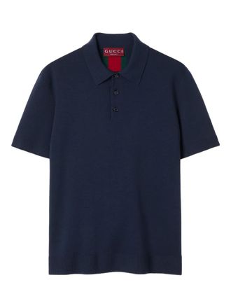 Gucci wool polo shirt - Blue