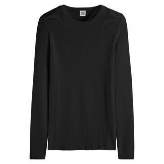 La Redoute Collections Trui in fijn tricot met ronde hals