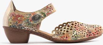 Rieker 43753-91 Womens Shoes Multi - Multicolour Leather - Size UK 7.5