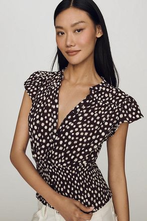 Maeve Waisted Short Sleeve Top