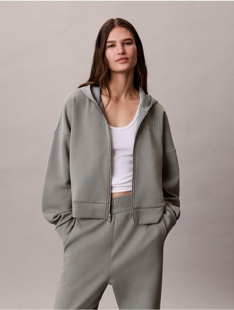 Calvin Klein Calvin Klein Womens Heritage Classic Spacer Jacket - Grey - M
