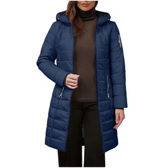 Generic KQIVAM Womens Jacket Cotton Comfort Coat Womens Urban Winter Jackets Women Hooded Versatility Coats Womens Puffer Innovation Style Jackets Women Adapt