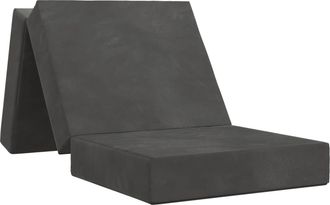 vidaXL Sof&aacute; Cama Plegable 75 X 63 X 45 Cm Gris Oscuro Vidaxl