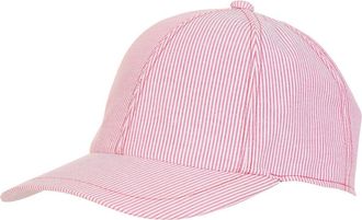Bruno Magli Stripe Baseball Cap in Red at Nordstrom Rack, Size Large/x-Large