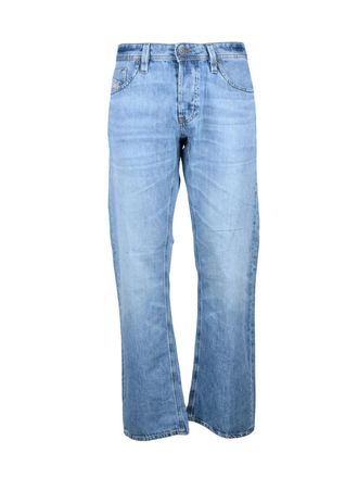 Diesel Light Blue Straight Denim Jeans