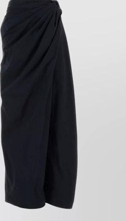 J.W.Anderson cotton draped asymmetric wide-leg trousers