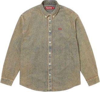 SUPREME SS26 Small Box Denim Shirt Dirty Indigo SUP-SS26-362-DND