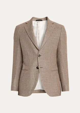 Giorgio Armani Mens George Wool & Silk Blazer