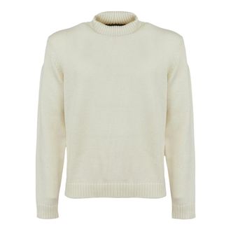 Zanone Heren, Truien, Wit, Maat: 2XL Wol