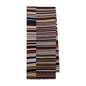 Paul Smith Winter Scarves, unisex, Multicolor, ONE SIZE, Luxury Signature Stripe Wool Scarf