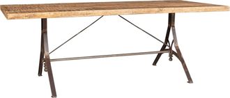 Biscottini International Mesa Rectangular De Madera Maciza