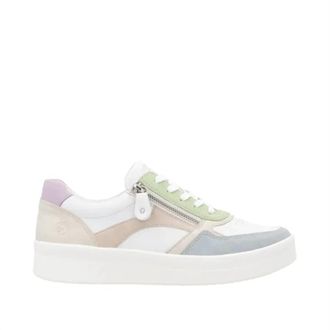 Rieker Womens Kendra Shoes In Bleu/weiss/crema/rose/mauve/lightmint/weiss