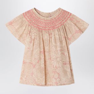 BONPOINT Blusa Adelice rosa in tessuto Liberty