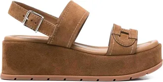 Hogan H703 Suede Sandals