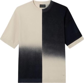 Emporio Armani Rondgebreide kleding - Heren - Ronde hals truien - Veelkleurig - 2XL - Truien & Vesten