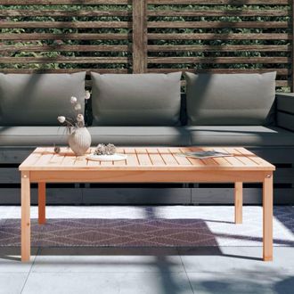 Berkfield Home Garden Table 121x82.5x45 cm Solid Wood Douglas in Light Tan