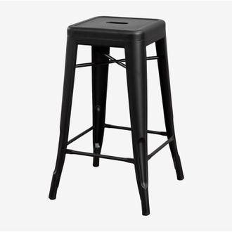 Sklum Taburete Alto Apilable En Acero Lix Sklum