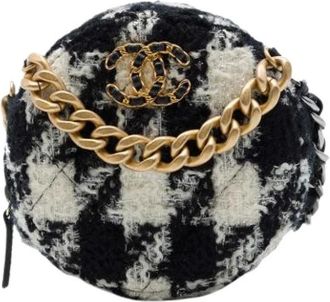 Chanel Pre-owned Tweed Satchel - Dames - Vintage Mini Tas - Veelkleurig - ONE Size - Tweed - Vintage