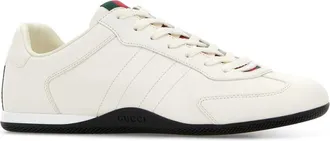 Gucci Mens Shift Sneaker White Calf Skin