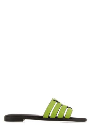 Tory Burch Green Slip On Sandals