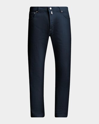 Kiton Men & apos;s Corrabo Stretch Cotton Straight Leg Five-Pocket Pants