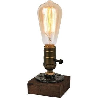 OEM Base De L&aacute;mpara De Mesa Industrial Vintage Para Bombilla Edison E26, L&aacute;mpara Decorativa De Estilo Steampunk Antiguo, L&aacute;mpara De Mesa Vintage Decorativ