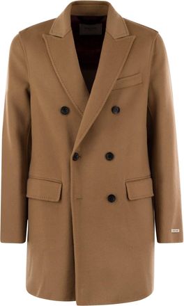 Paltò Gregorio Double Breasted With Double Lance Lapels