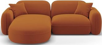 CXL by Christian Lacroix 3-Sitzer Designer Ecksofa Lucien mit Eckteil links - Samtbezug Casino