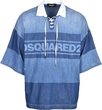 Dsquared2 Mens Polo Shirt - Blue