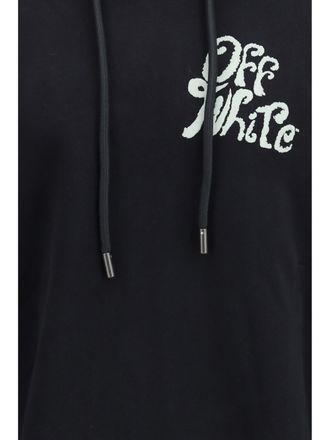 Off-white Mens Hoodie Cotton Black Sweatshirts Sweater