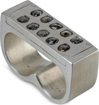 Parts Of Four Dubbele ring - Zilver