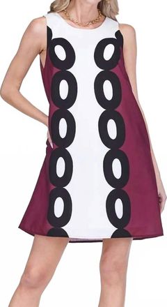 Jade Yoga Sheath Mini Dress In Maroon