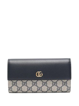 Gucci GG Marmont continental wallet - Blue