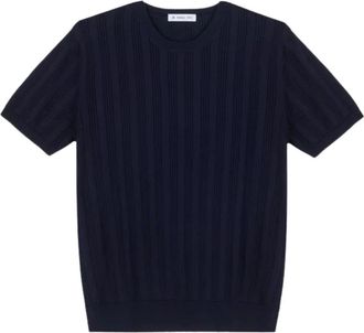 Manuel Ritz Round-neck Truien - Heren - Ronde hals truien - Blauw - L - Truien & Vesten