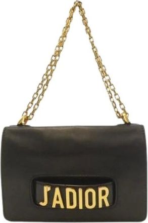 Dior Pre-owned Shoulder Bags, female, Black, Size: ONE SIZE Pre-owned Vintage Shoulder Bag