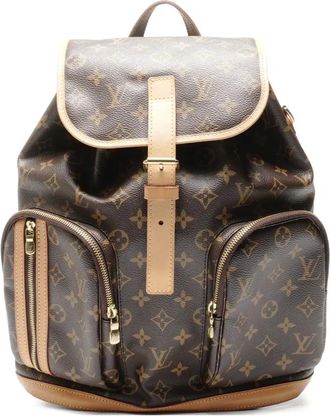 Louis Vuitton 2015 Sac a Dos Bosphore monogram zip backpack - Bruin